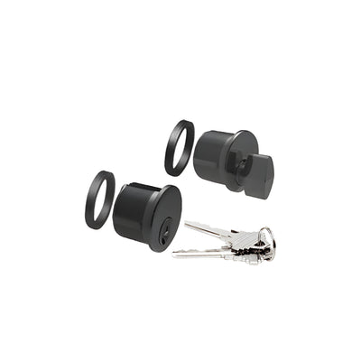 CRL Matte Black DRA Series Keyed Cylinder/Thumbturn Combo