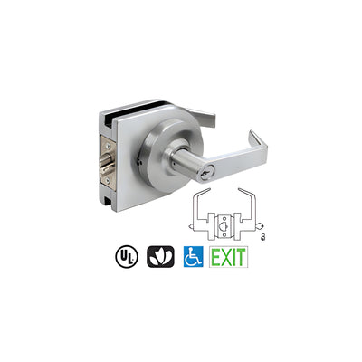 CRL Satin Anodized Grade 1 Lever Lock Housing - Entrance