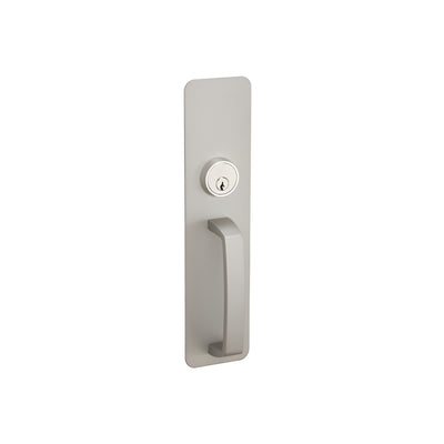 CRL Aluminum Night Latch Pull Trim With Cylinder