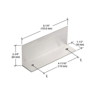 CRL-U.S. Aluminum End Dam for FF600, FF601, and FT601 Storefront Systems- 20/Pk