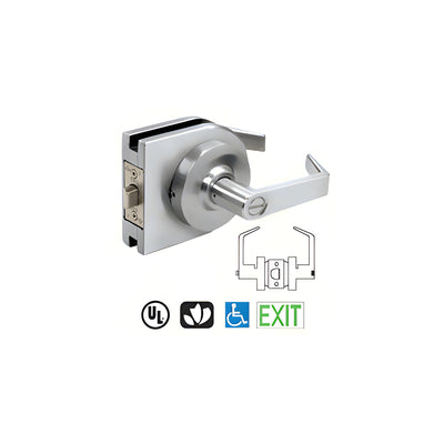 CRL Satin Anodized Grade 1 Lever Lock Housing - Privacy