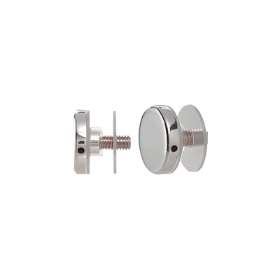 CRL 316 Polished Stainless Clad Aluminum 1-1/2" Diameter Standoff Round Cap Assembly