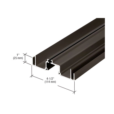 CRL-U.S. Aluminum Bronze Black Anodized Female Expansion Mullion, Thermally Improved - 24'-2"