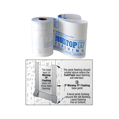 CRL 9" Fortifiber Moistop PF® Flashing