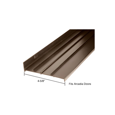 CRL Bronze OEM Replacement Threshold for Arcadia® Doors - 4-5/8" Wide x 8' Long