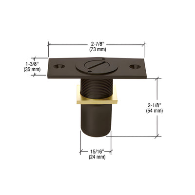 CRL Dark Bronze Dust Proof Keeper Locking Option