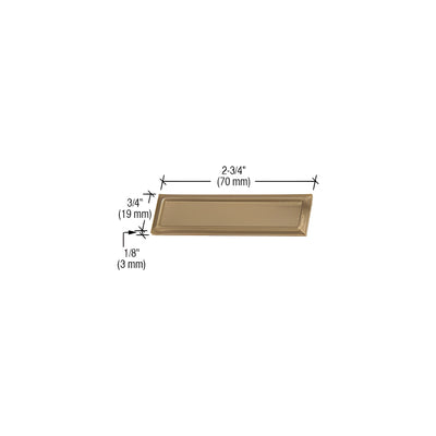 CRL Bronze Color Showcase Stick-On Finger Pull