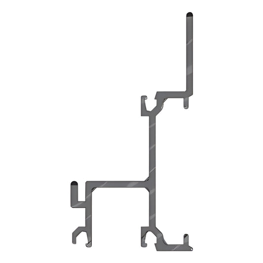 CRL-U.S. Aluminum Kynar® Paint Horizontal Extrusion 2"x1-3/4" 24'-2"