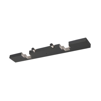 CRL Matte Black Steel Electric Strike Keeper for Double Stile Doors - Fail Secure
