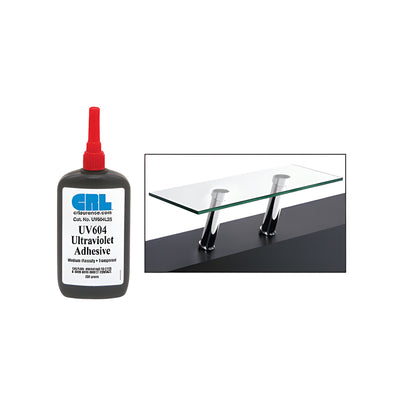 CRL UV604L Medium Viscosity UV/Visible Light Adhesive - 250g