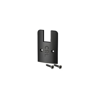 CRL Black Anodized Low Profile End Cap With Screws