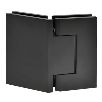 CRL Trento Matte Black 135° Glass-to-Glass Shower Door Hinge