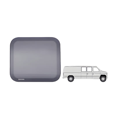 CRL Fixed 'All-Glass' Look 40% Window for Side Hinged Door - 1992+ Ford Vans 15-1/4" x 21-3/4"