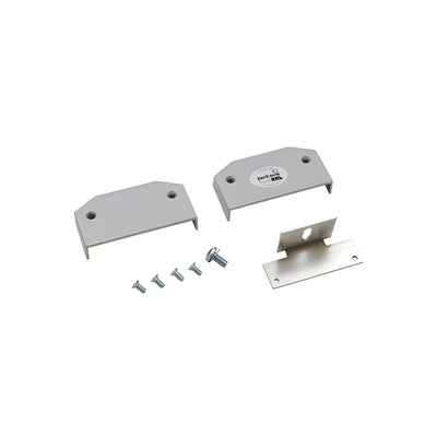 CRL Satin Aluminum Jackson® Base End Cap Package for Model 1285 Exit Device