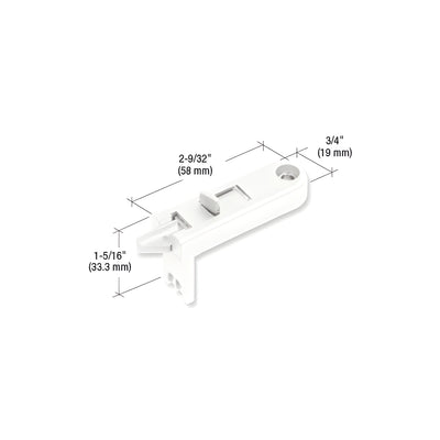 CRL White Tilt Window Latch for Keller