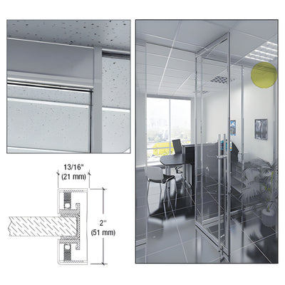 CRL-U.S. Aluminum 120" Polished Stainless Narrow Door Jamb