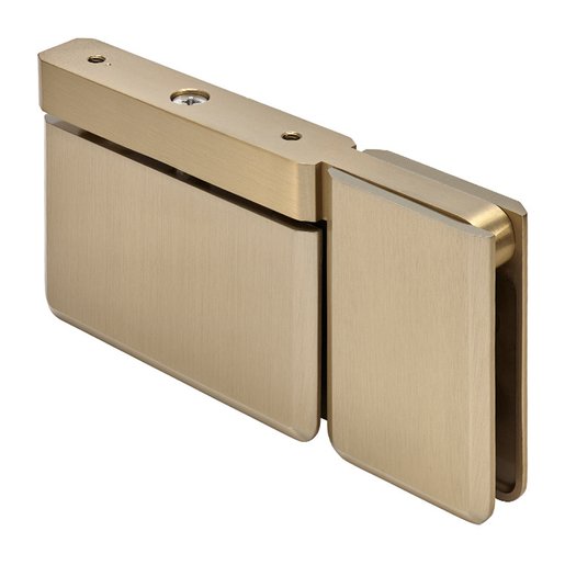 CRL Brushed Bronze Senior Prima Pivot Hinge with Attached U-Clamp for Glass Doors