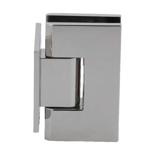 CRL Vienna 074 Series Polished Nickel Wall Mount Hinge with Short Back Plate