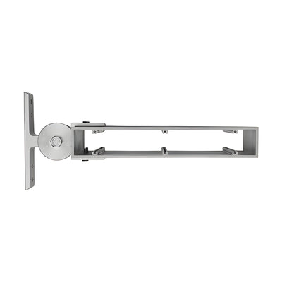 2" x 12" Aluminum Single Adjustable Mounting Bracket, Clear Anodized