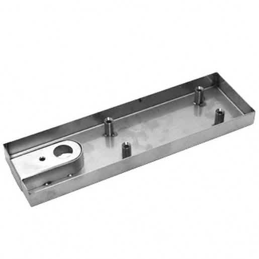 CRL Floor Closer Terrazzo Pan - Durable, sleek design for seamless floor installations.