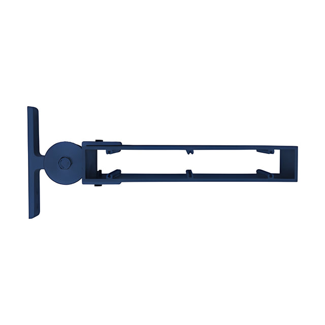 2" x 12" Rectangular Single Adjustable Mounting Bracket Standard Powder Coat Finish