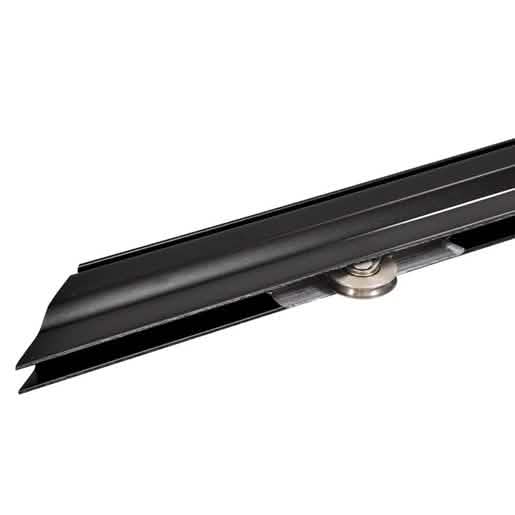 Black Finish CRL NRD Stainless Steel Sliding Screen Door Kit, 37x81 inches, Image 2