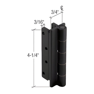 CRL-U.S. Aluminum Series 7400 Casement 5-Knuckle Hinge, Black