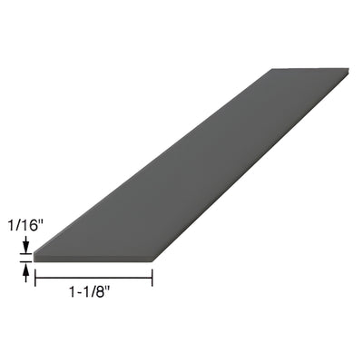 CRL 1/16" x 1-1/8" x 4" EPDM Rubber Setting Blocks