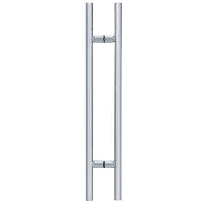 CRL 36 in Satin Chrome Ladder Door Pull Handle