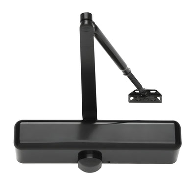 CRL Black Barrier-Free Adjustable Surface Mount Door Closer 1-4