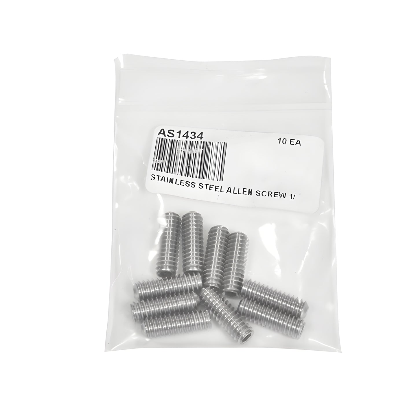 Stainless steel headless 3/4" set screw (AS1434), 1/4-20 thread, for standoffs