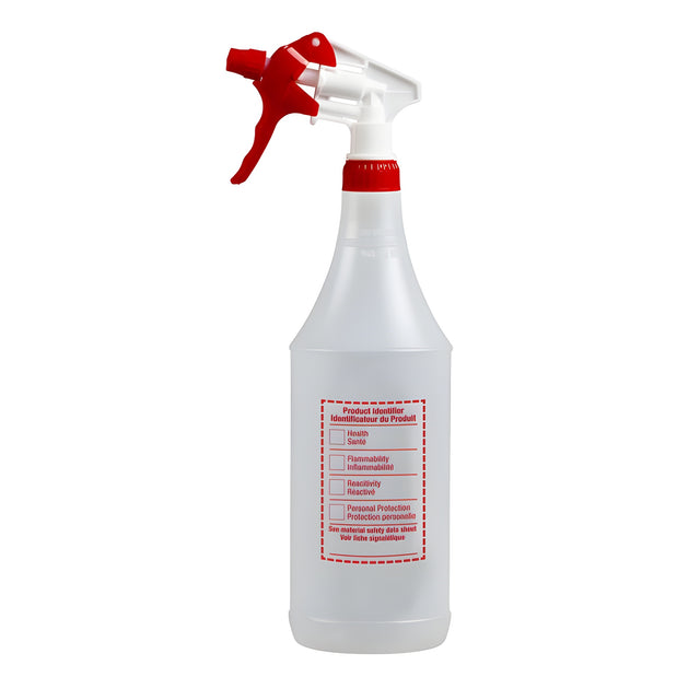 24 oz WHMIS Bottle with Trigger – 12/Box