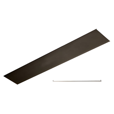 CRL 240 in Black Bronze Anodized Flat Snap-In Aluminum Window Channel