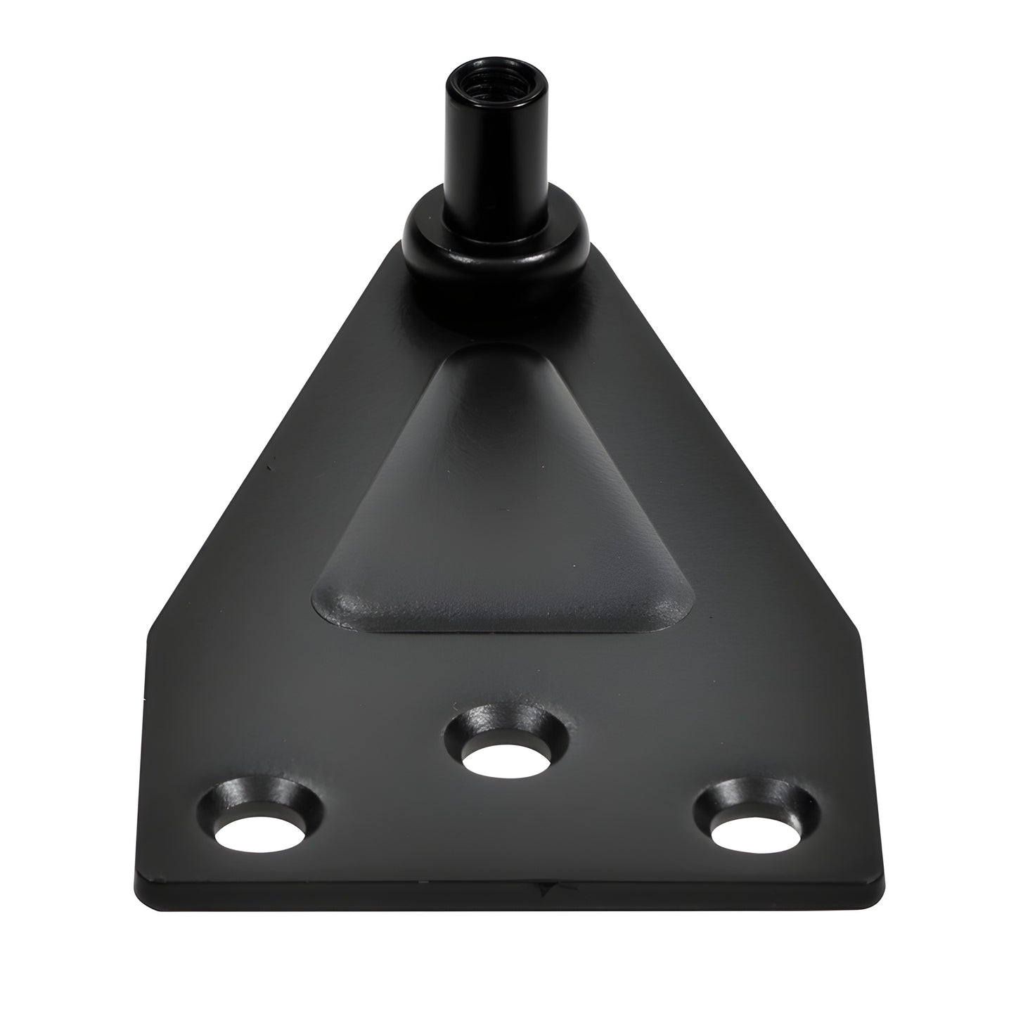 Black extruded aluminum parallel arm shoe bracket for surface-mounted door closers (replacement, SKU DC7PABBLK)
