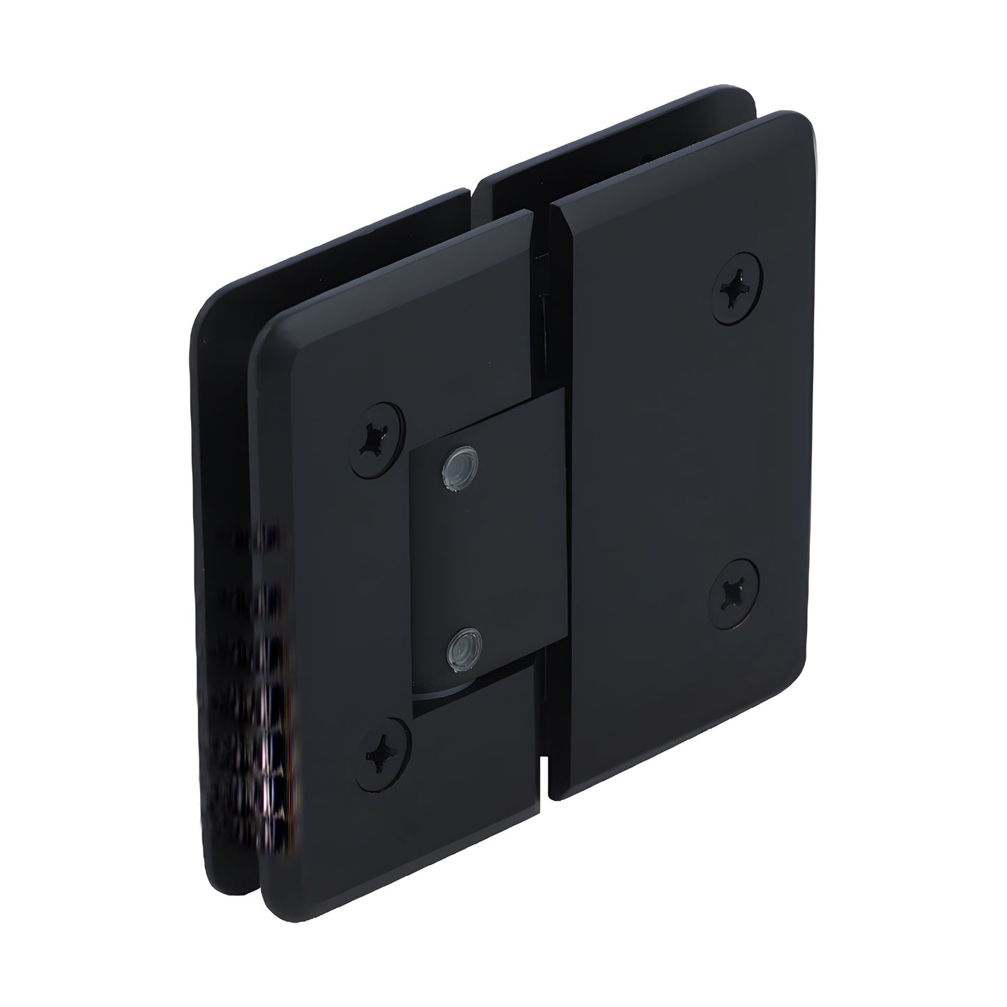 Adjustable Cologne glass-to-glass shower hinge, oil rubbed bronze brass finish - SKU C0L3800RB