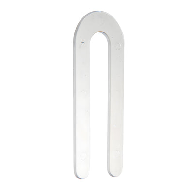 CRL Clear 1/16 x 3-1/2 in Plastic Horseshoe Shims for Window & Door
