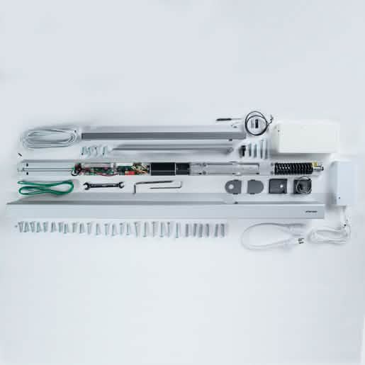 "ASSA ABLOY Clear Anodized Automatic Swing Door Operator - sleek, efficient, durable desig