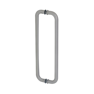 CRL 18" Brushed Stainless Glass-Mounted Back-to-Back Door Pull