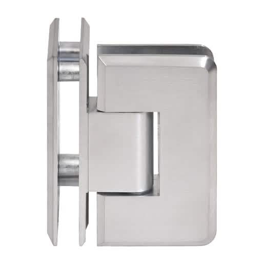CRL Brushed Chrome Cologne 092 Series 90º Glass-to-Glass Hinge - Stylish and durable hinge