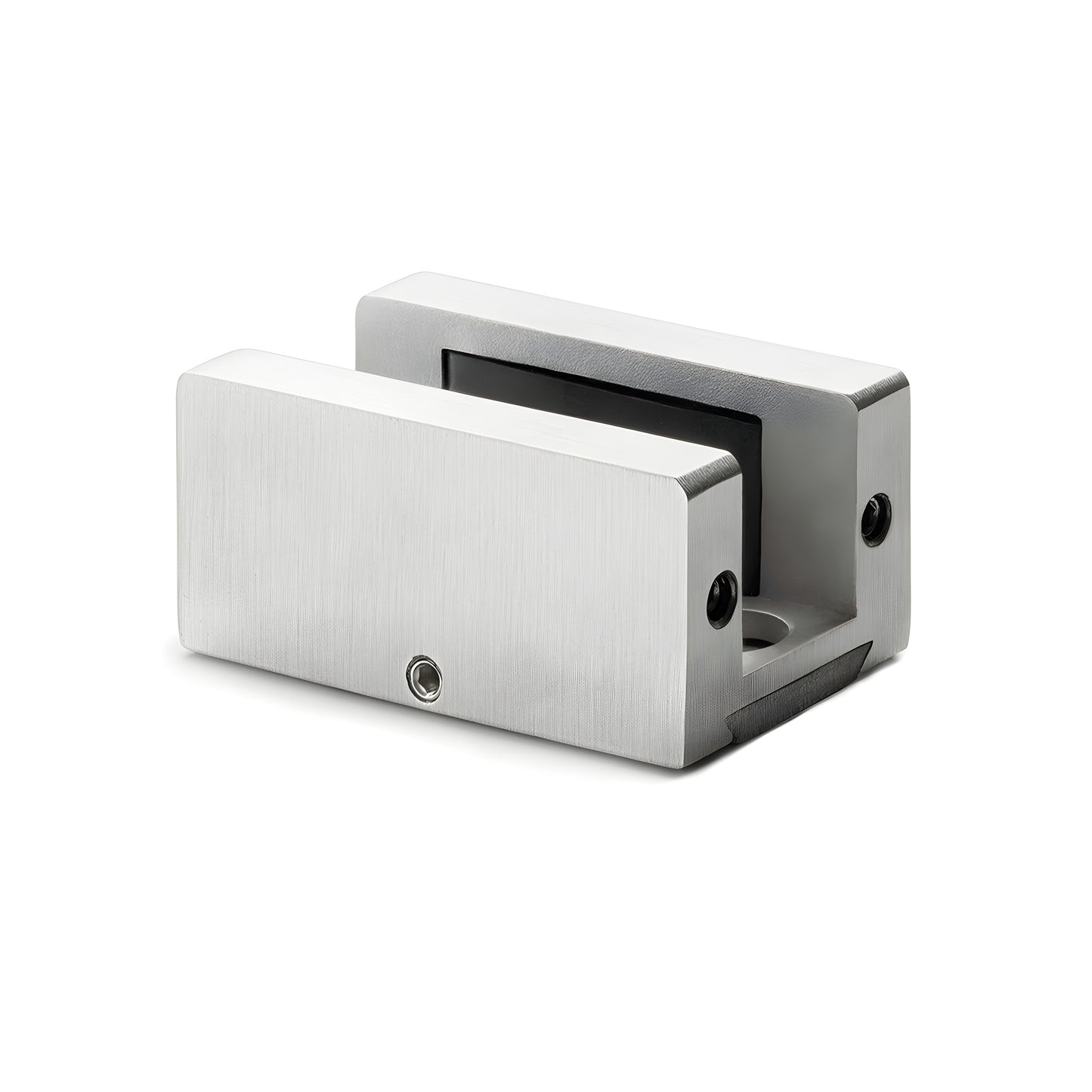 Brushed stainless replacement adjustable door guide LAT34DGBS for Latitude 34 sliding glass doors.