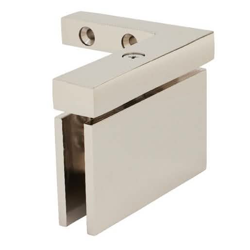 "CRL Polished Nickel Cardiff Series Right Hand Mount Hinge - Sleek Design & Durable Finish