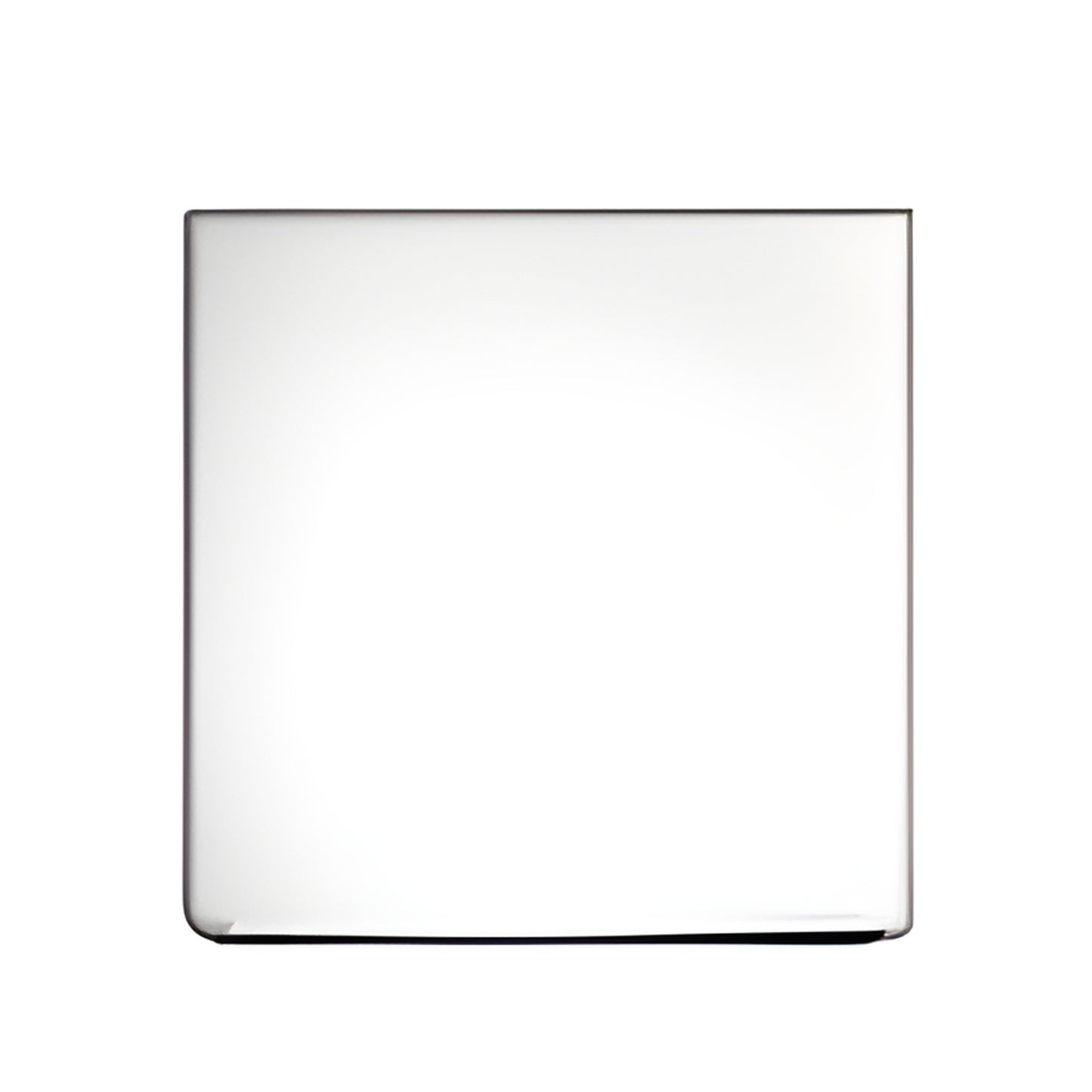 C7502ECPS polished stainless steel square end cap for C7500 Series door header.