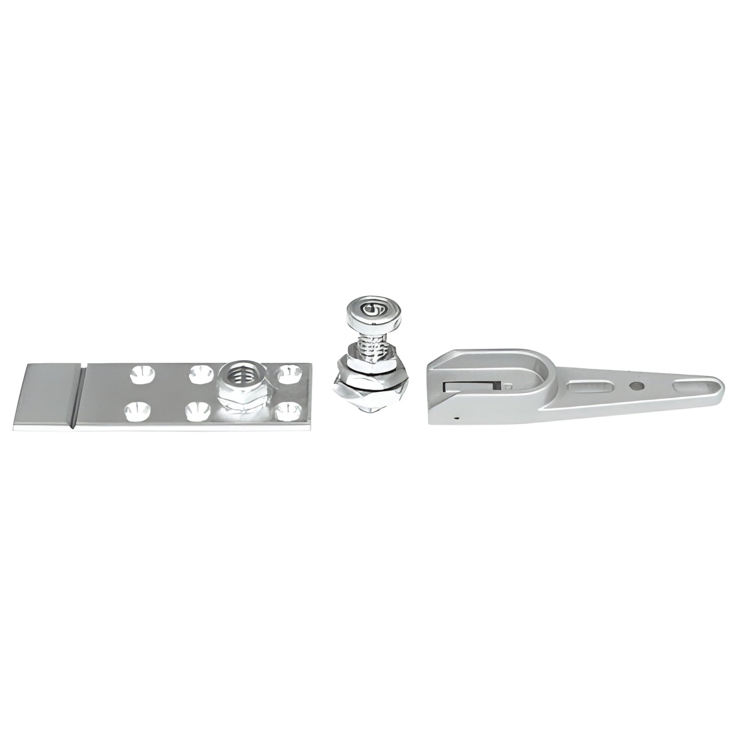 CRL8010HDP heavy-duty adjustable dual-purpose bottom pivot set - chrome finish, floor/threshold mount, 200 lb cap