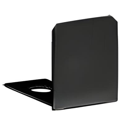 CRL Matte Black Glass U-Channel End Cap 3/8" Deep