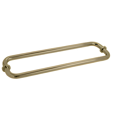 CRL Brushed Bronze 18" Back-to-Back Towel Bars for Glass