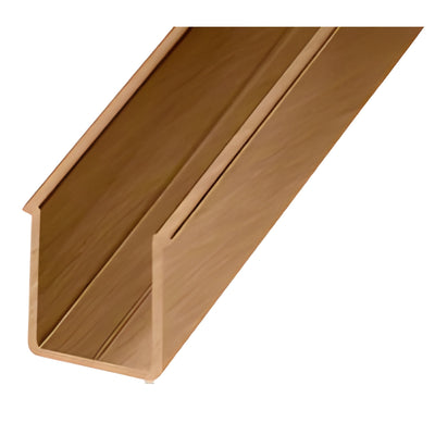 CRL 72 in Antique Brass Snap-In Shower Door Header Filler