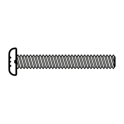 1/4-20 x 1-3/4" Black Phillips Machine Screw - CRL-U.S. Aluminum