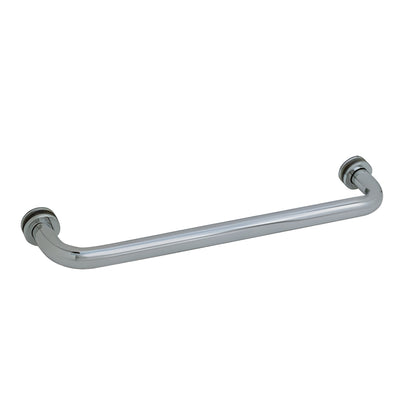 CRL 12 in Brushed Nickel Tubular Towel Bar - Single-Sided Wall Mount