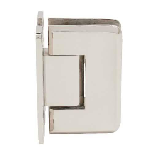 CRL 316 Polished Stainless Steel Wall Mount 'H' Back Plate Hinge - Sleek and Durable