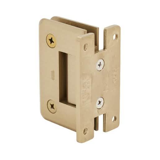 CRL Brushed Bronze Hinge: Pinnacle 037 Series Wall Mount 'H' Back Plate, Sleek Design